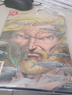 DC Aquaman Comic Cover - Blonde and Blue